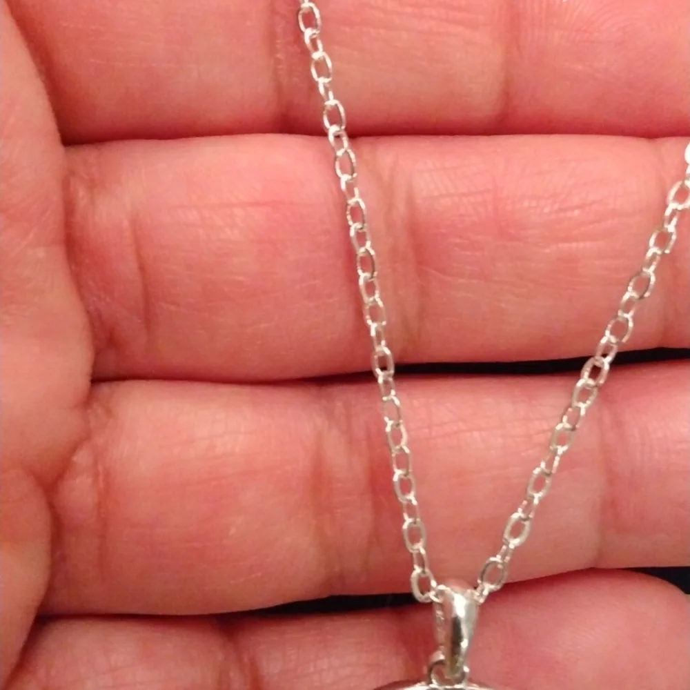 Beautifully Blue baguette necklace - Picture 6 of 9